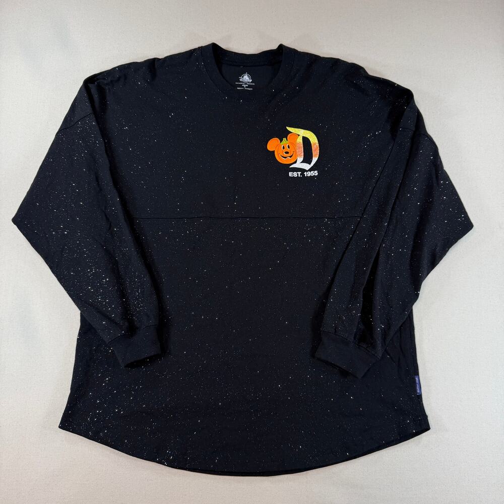 Disneyland Resort Halloween Candy Corn Pumpkin Glitter Spirit Jersey Medium